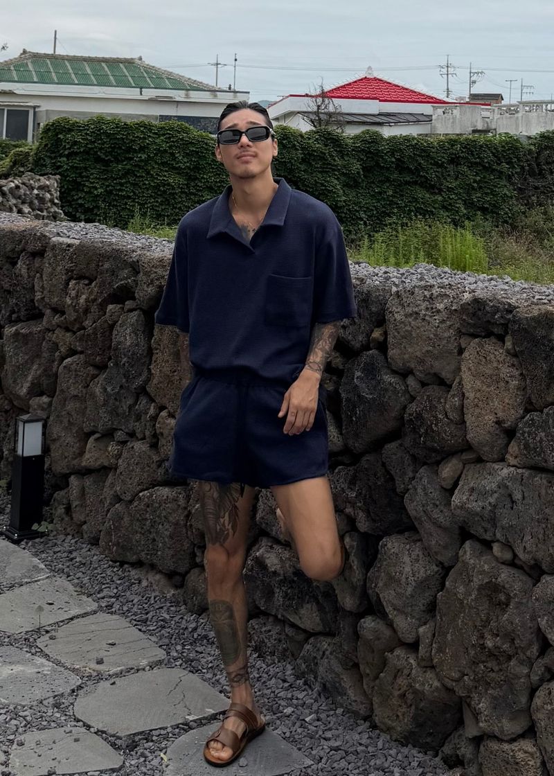 Waffle Shorts 3COLOR