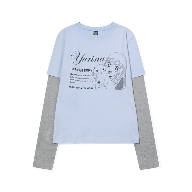 YURINA pfp Layered LS-T [Blue]