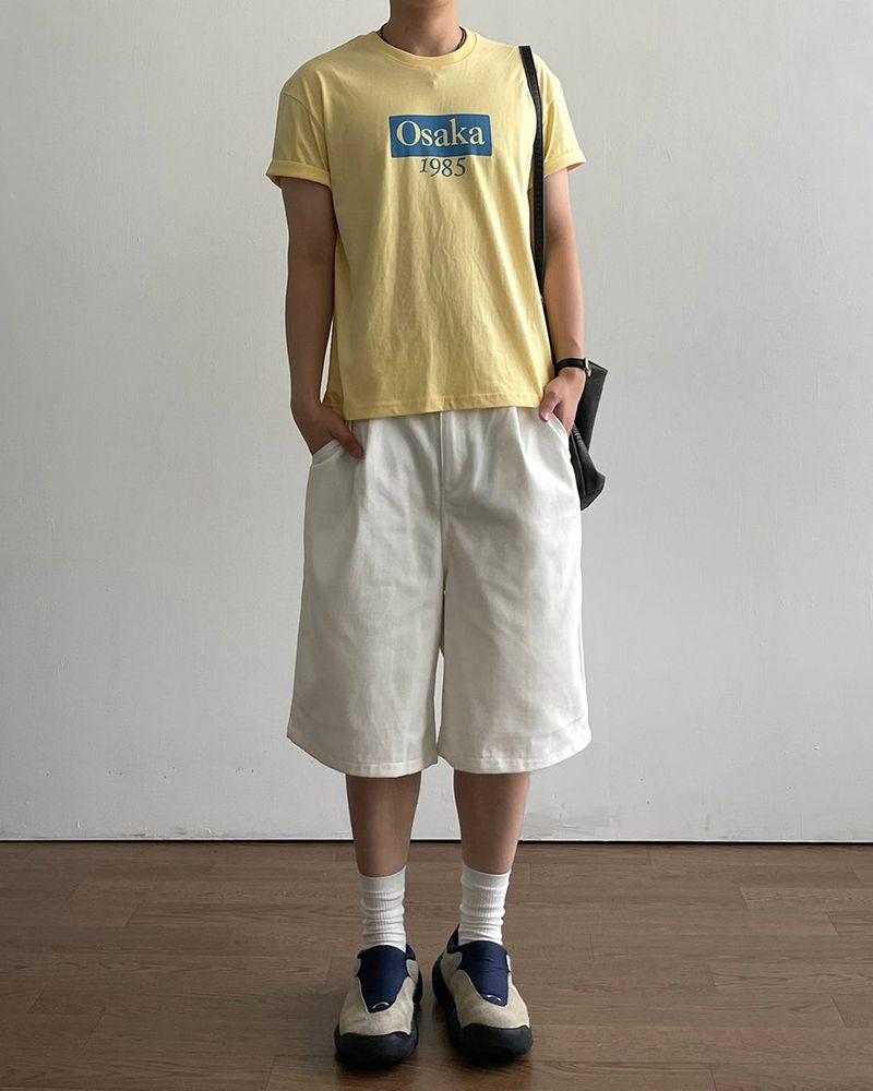 Clean Bermuda Cotton Pants