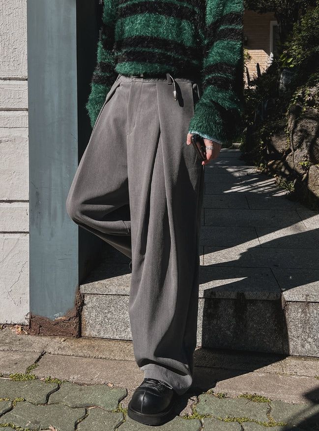 Light maxi wide slacks
