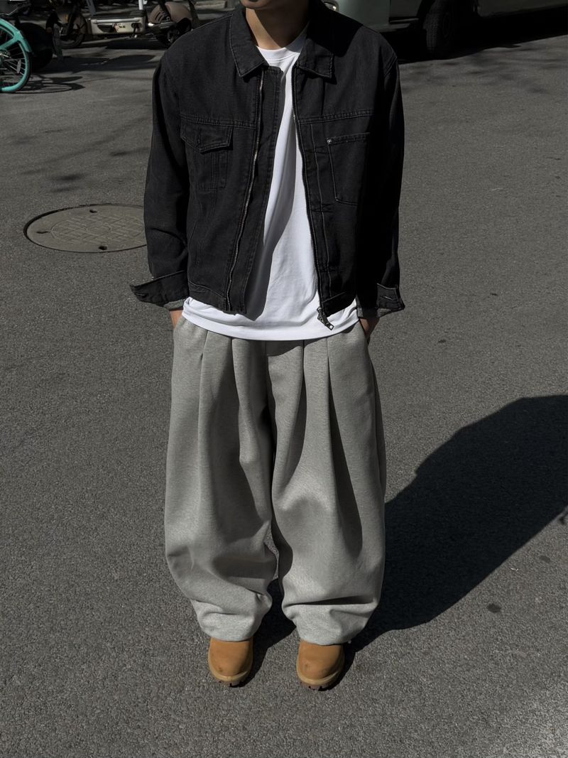 (MADE) ONEPICK 4-TUCK DAILY SWEAT PANTS 3C