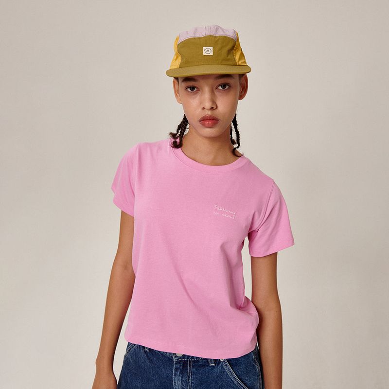 Fika Classic Logo T-Shirt Pink