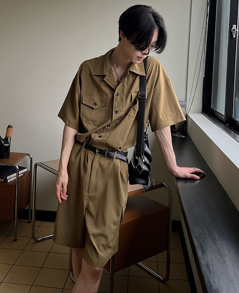 [ベルトあり] Jamie Jumpsuit (2 color)