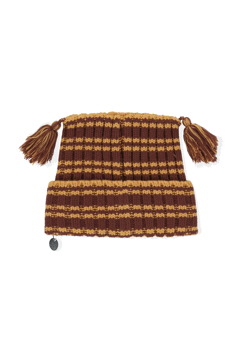 STRIPE SQUARE BEANIE