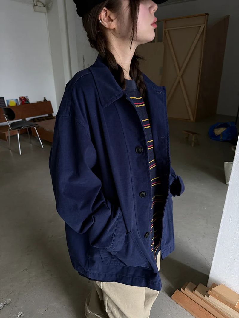 peach work jacket