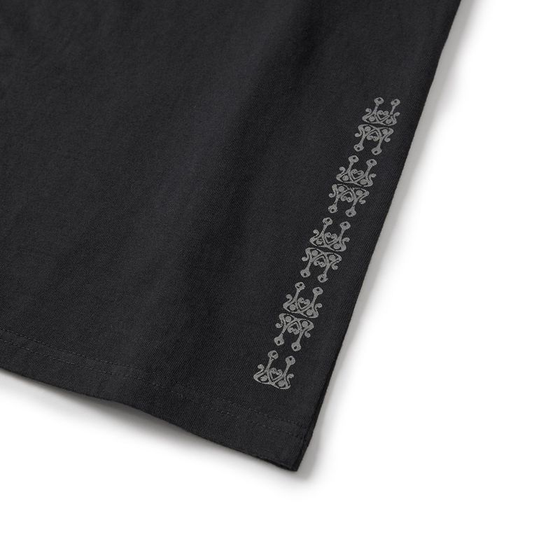 Fiddlehead half T-shirts / Black charcoal