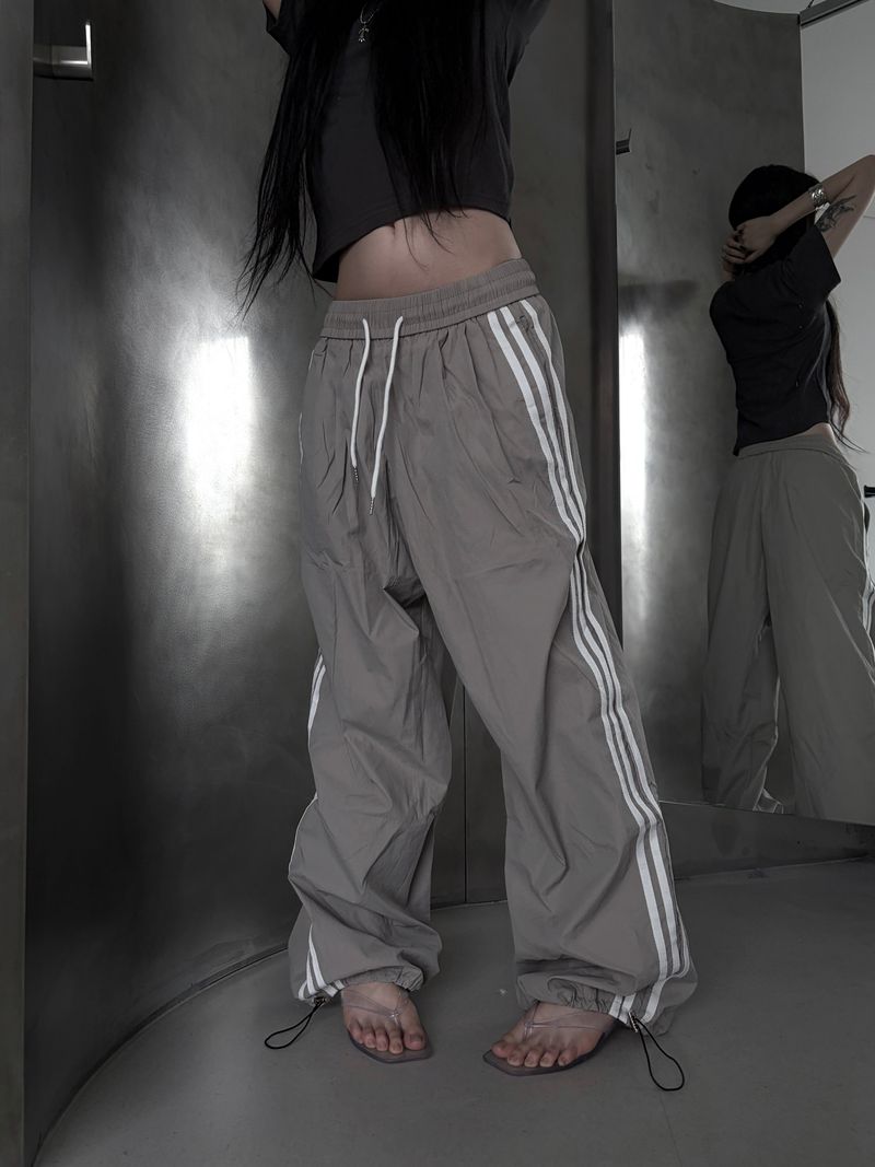 smoke track summer pants (2color)