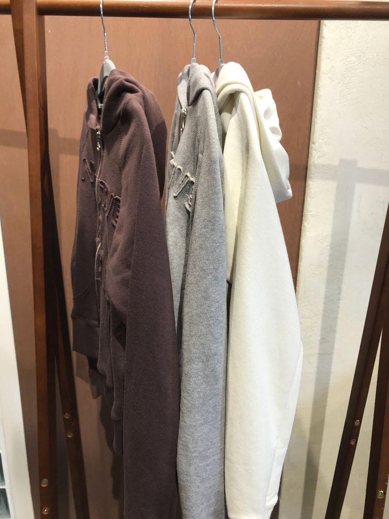 Negative small fit hood zip up 