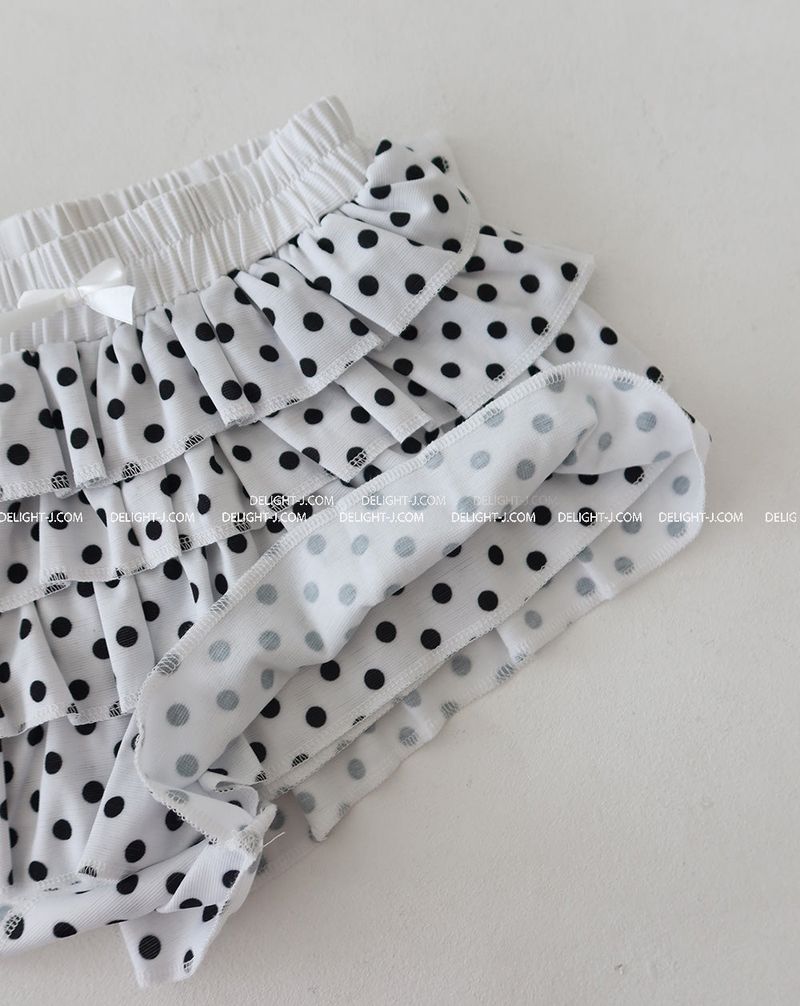 Dot dot cancan frill shorts