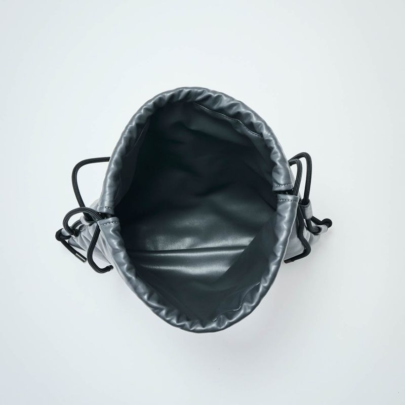 Recycled ECO Leather Drawstring Bag