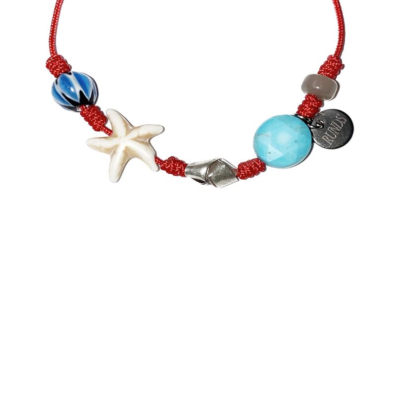 red gemstone bracelet 