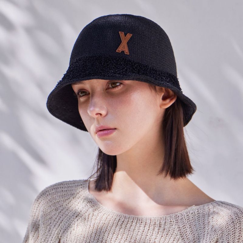 VA Patch Towel Bucket Hat / Black