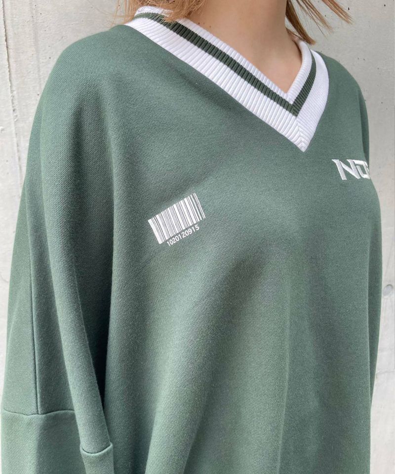 VneckラインリブPO