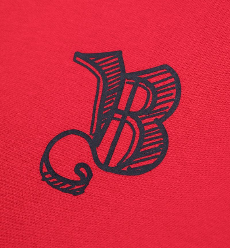 BBD Sketch Logo Long T-Shirt (Red)