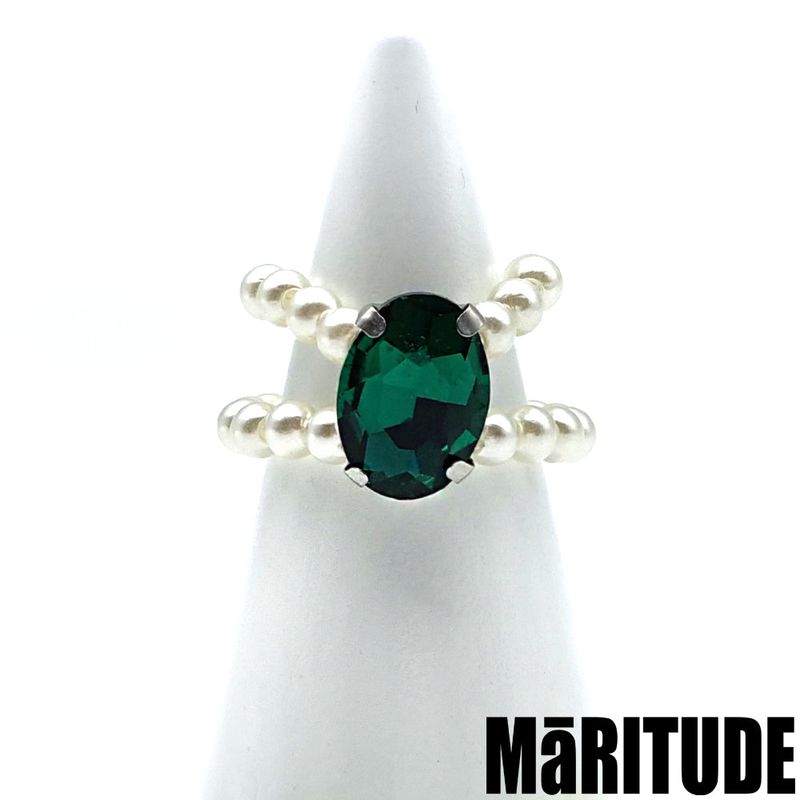 CIRCLE CUBIC RINGS (3COLOR)