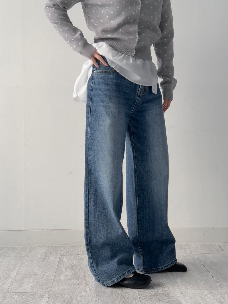 [FW] 562 Brush Wide Denim Pants