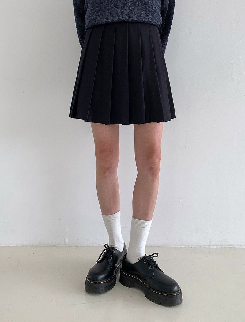 BLACKUP（ブラックアップ）の「[MADE] Pleated Mini Skirt（Skirts）」