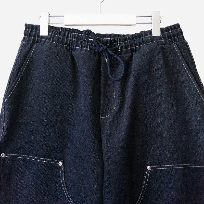 Road napping denim pants