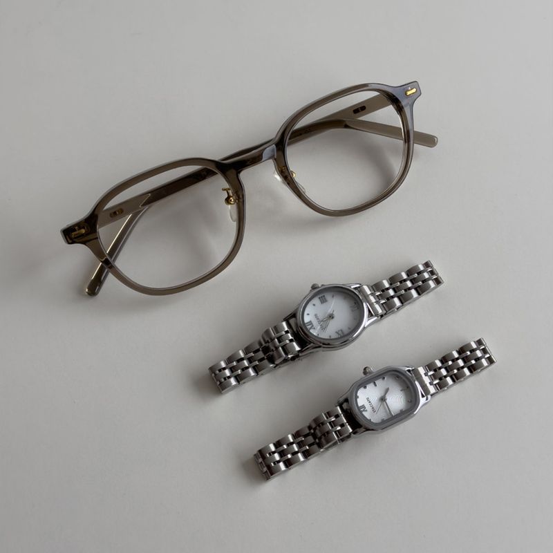 basic metal watch(2design)