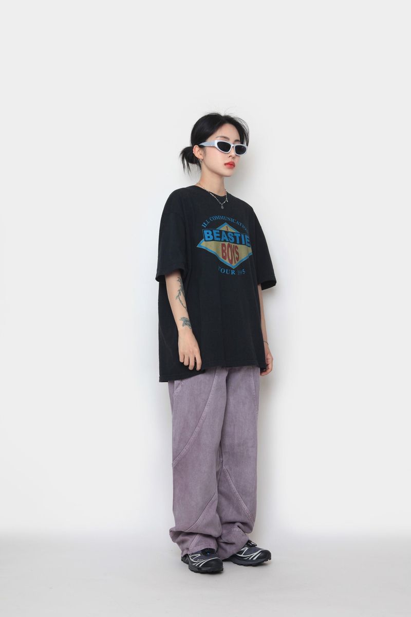 Wave Pigment Denim Pants