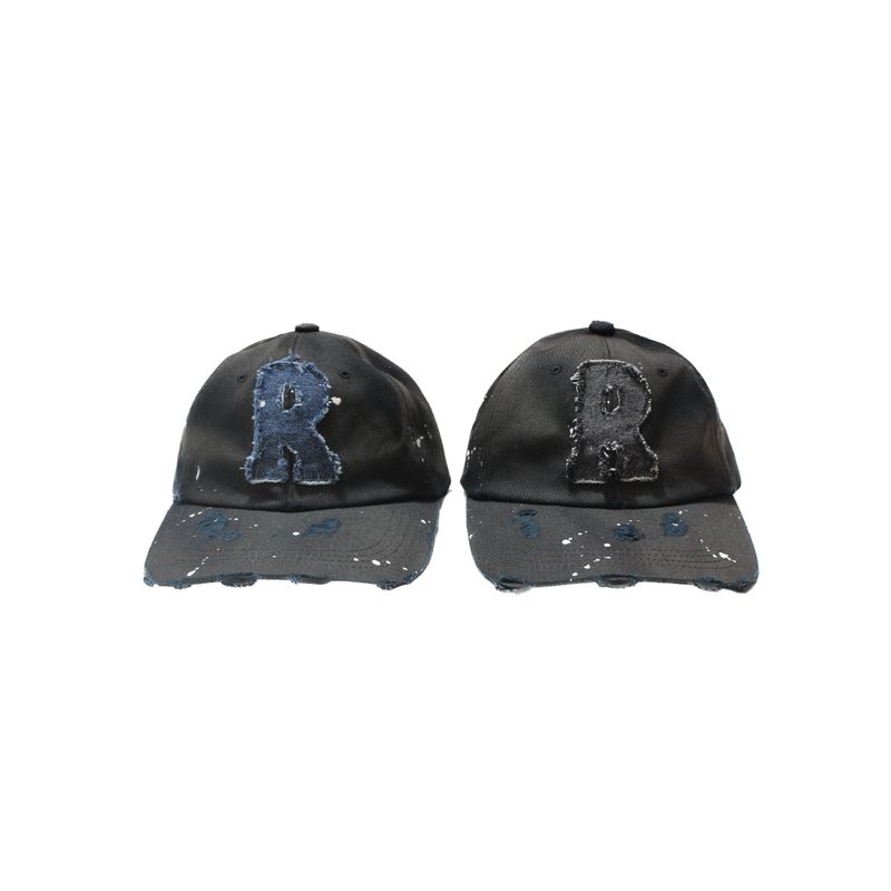 sun bleach denim logo ball cap (denim)