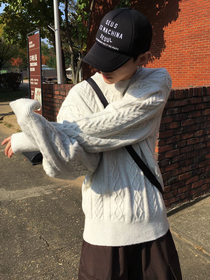 Leeum Fisherman Wool Knit 4C