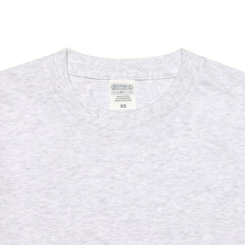 Men's Crop T-Shirt Melange White