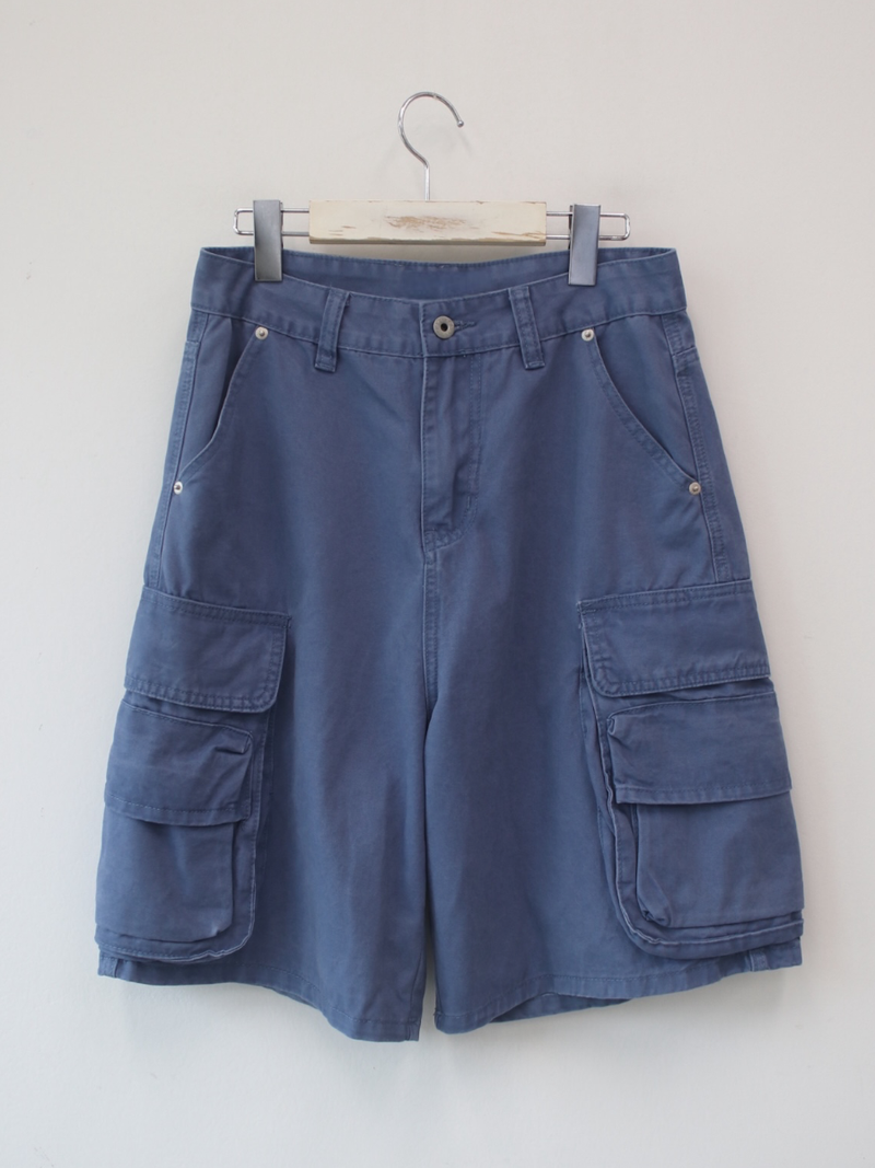 color dyeing bermuda pants