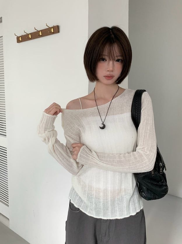 [Scarf SET] Shishu Soft One-Off Rib Knit