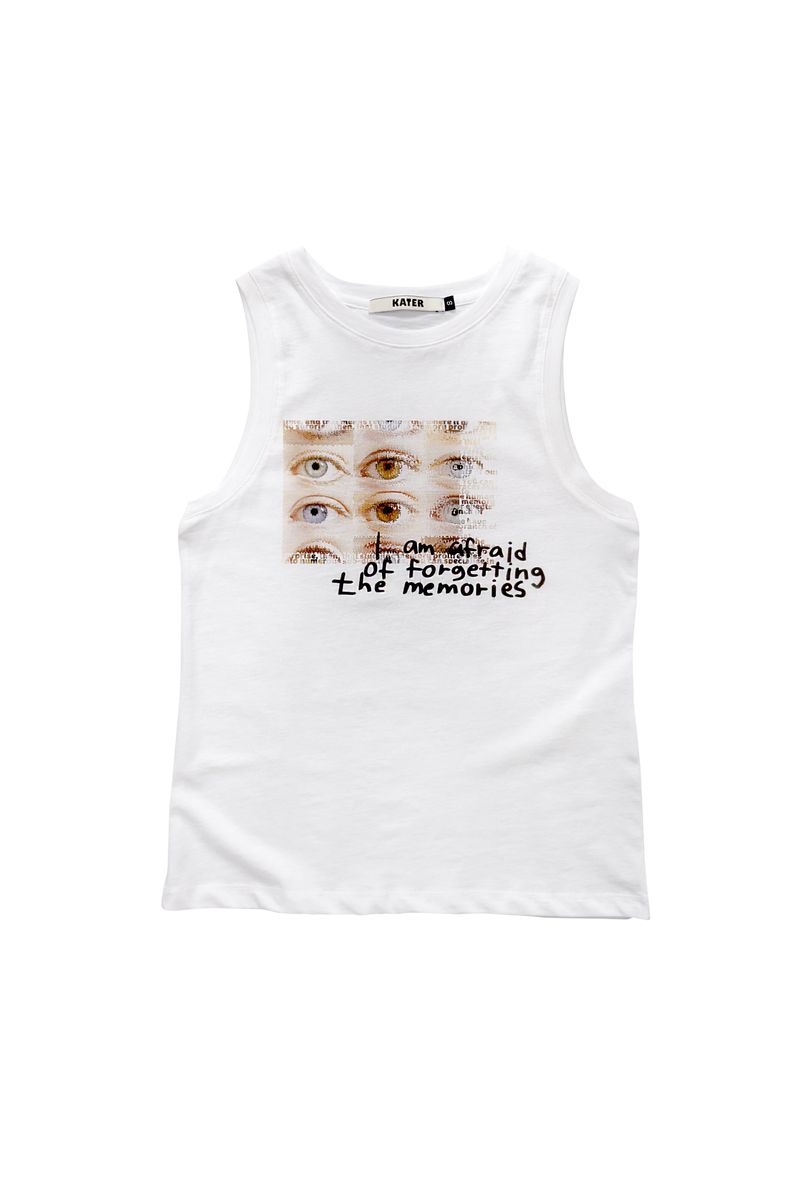 KATER（カーター）の「Minority Report Sleeveless Tee WHITE（Tops）」