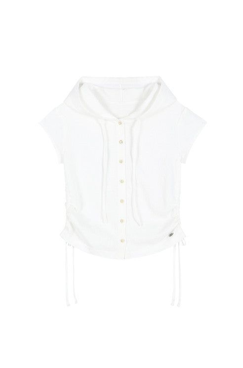 Hoodie String Shirts (WHITE)