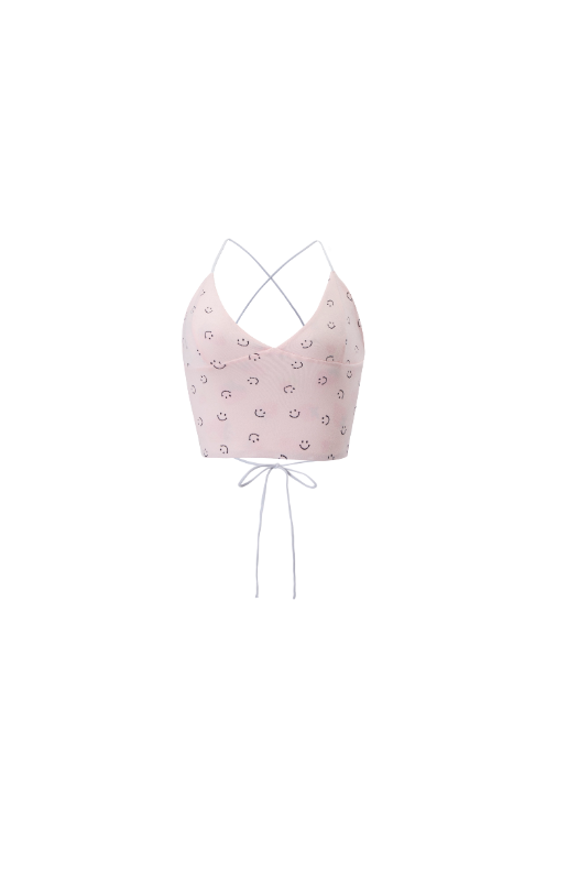 MINJIENA（ミンジエナ）の「smile backless top pink（Tops）」