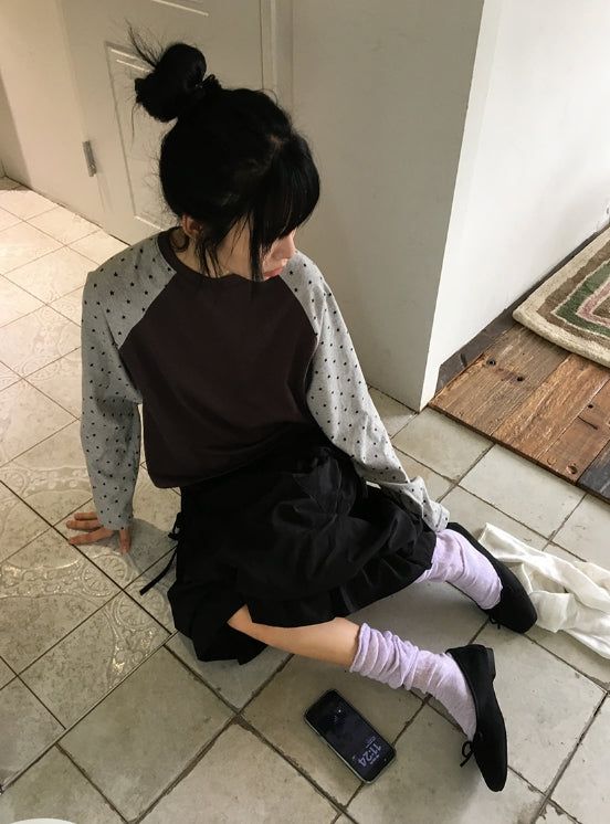 Laris Banding See-Through Knee Socks