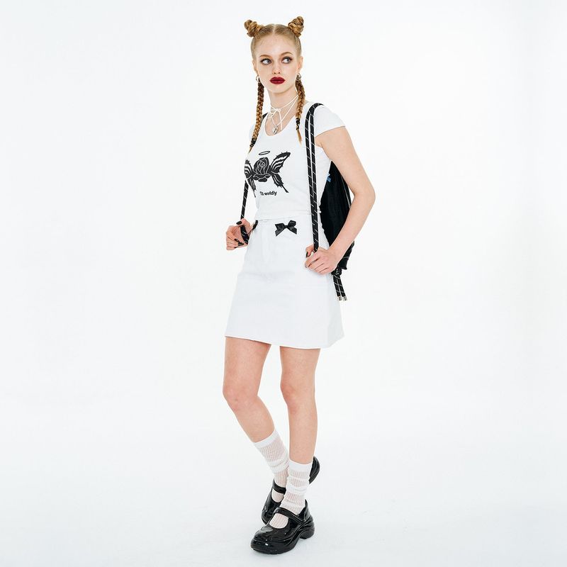 Ribbon Gym Sack [Black]