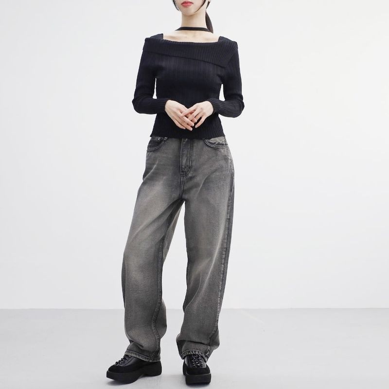 Ray Wide Denim Pants