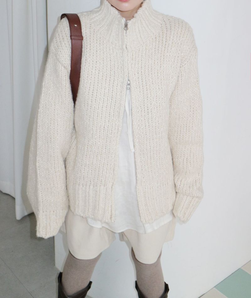 Boehm Boksarthy high neck two-way cardigan (outer)