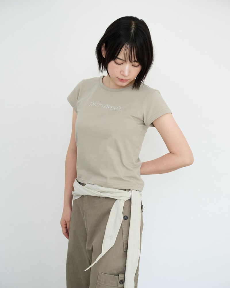 PARAKEET（パラキート）の「グリント レタリング Tシャツ（トップス）」