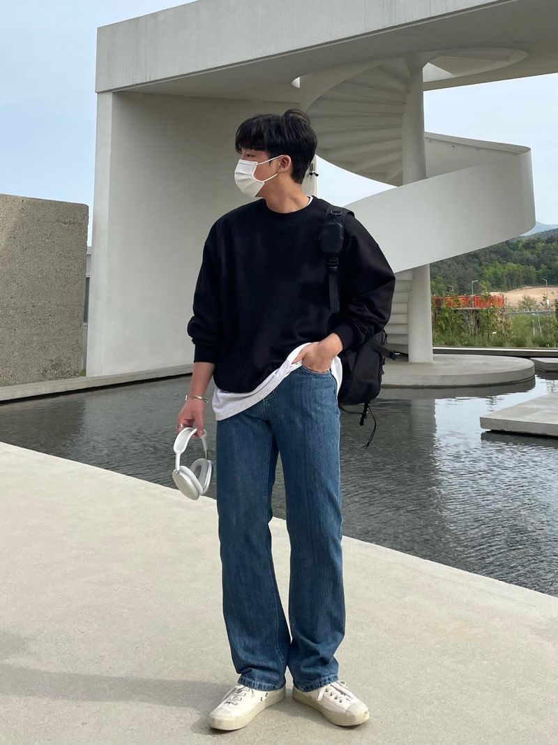 MASION SLIVE DENIM PANTS(ONE COLOR)