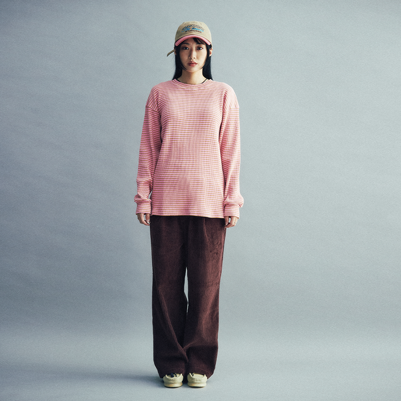 KOOKEESEE(クキシ)の「Corduroy Pintuck Band Pants (brown)(Pants)」