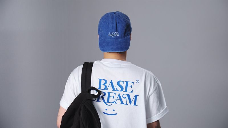 BC® LOGO WASHED CAP _ BLUE