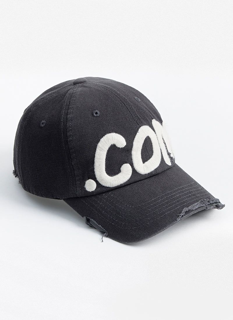 Sebs. COM BALL CAP (WASHING)-CHARCOAL