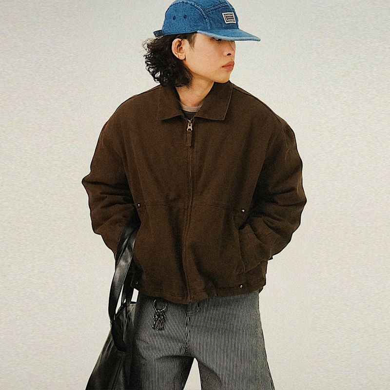 SEMIKAJI（セミカジ）の「YE Crop Work Padding Jacket（Jackets/Outerwear）」