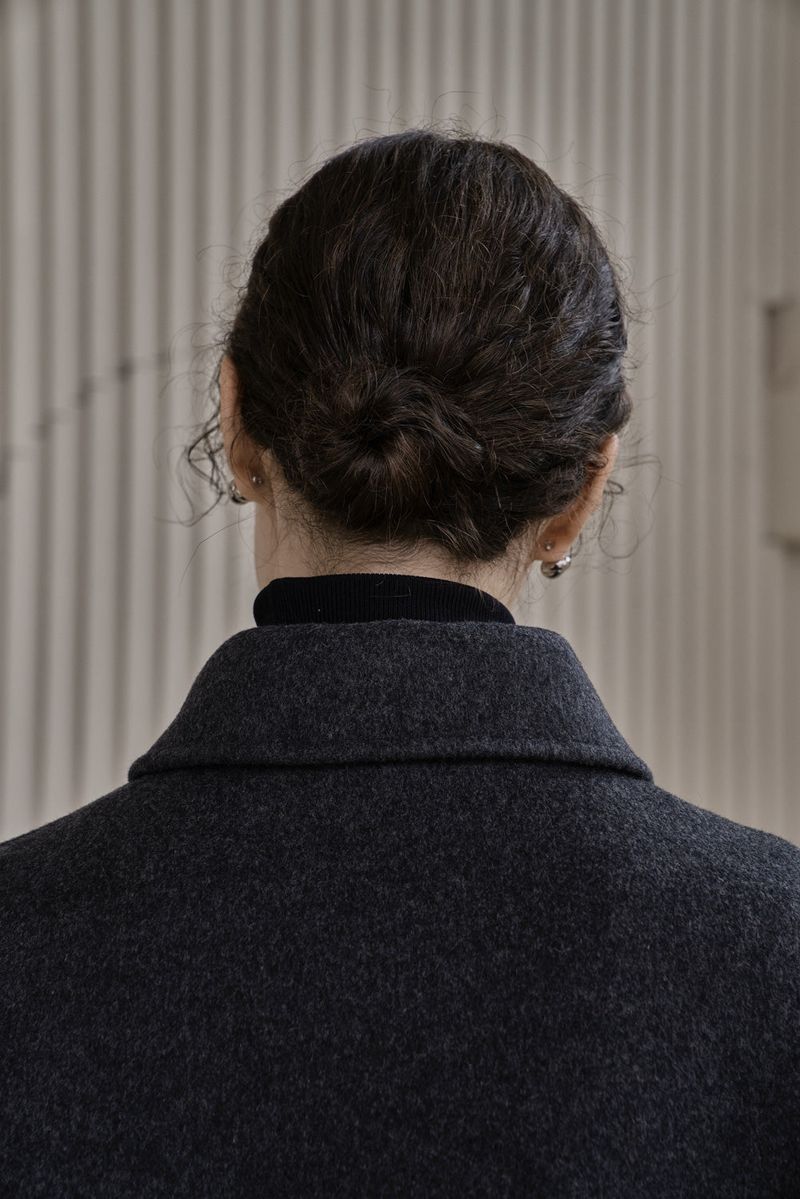 BLOUSON WOOL JACKET_GRAY
