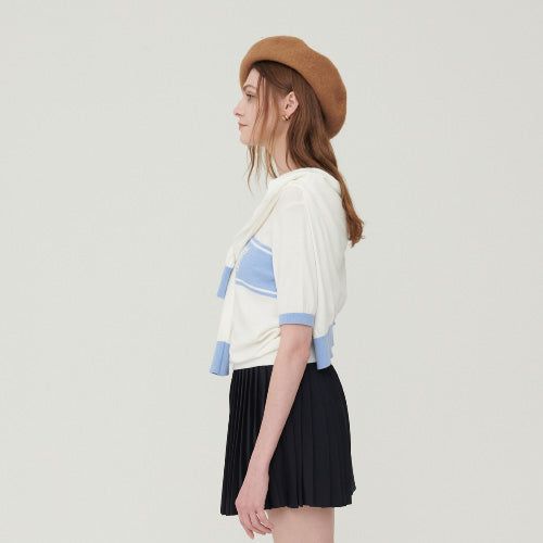 Logo jacquard knit set-up