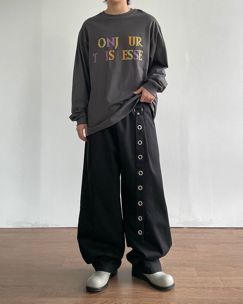 ボンジュールプリンテッドロングスリーブ