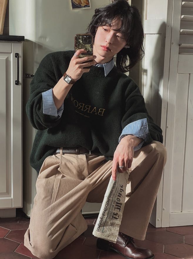 Phase Corduroy Pintuck Pants