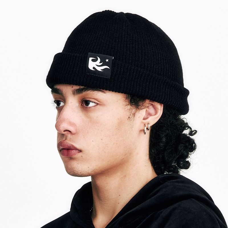 Sserpe（セルぺ）の「Flame 2Way Beanie Black（Hats）」