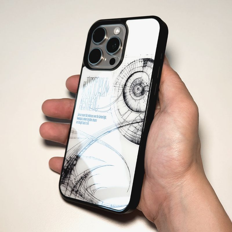 Newtopia Aesthetic Phone Case (Glass)
