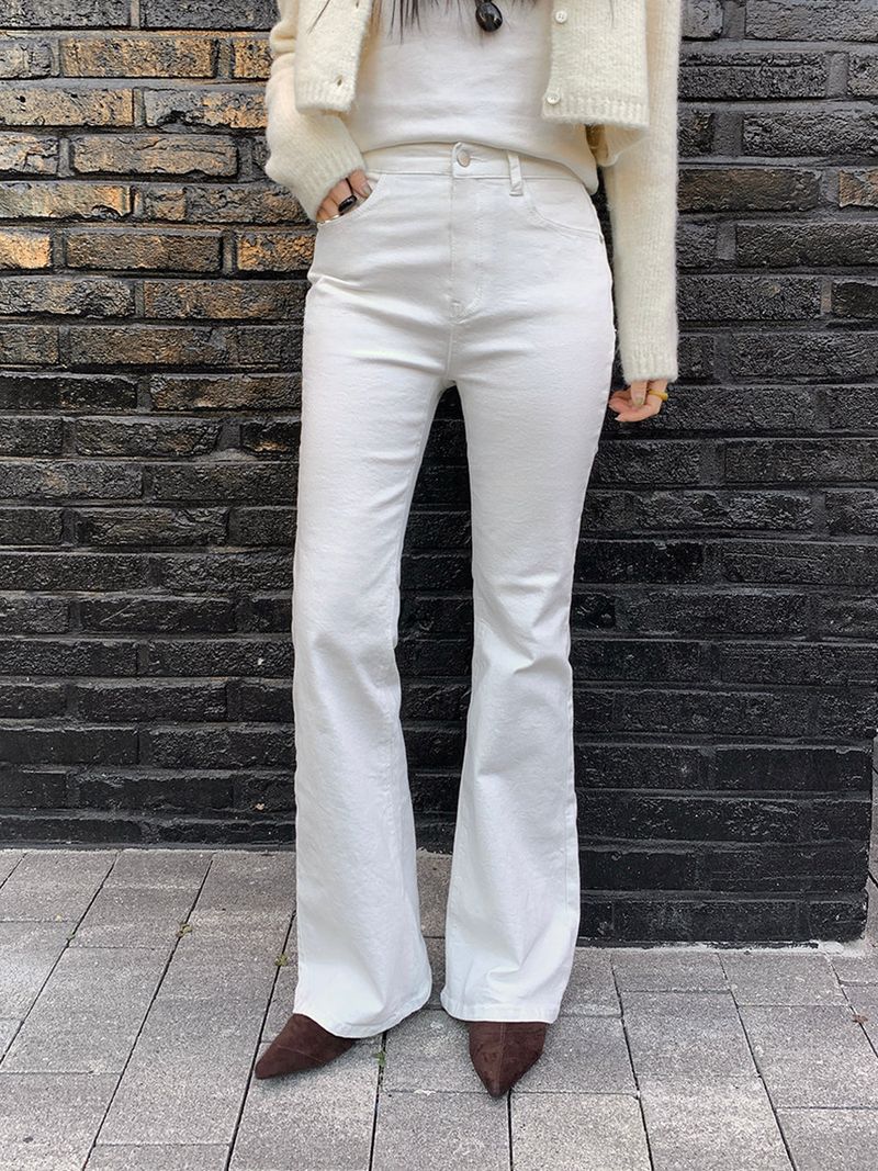 [MADE] CLIP SPAN LONG BOOTS-CUT PANTS