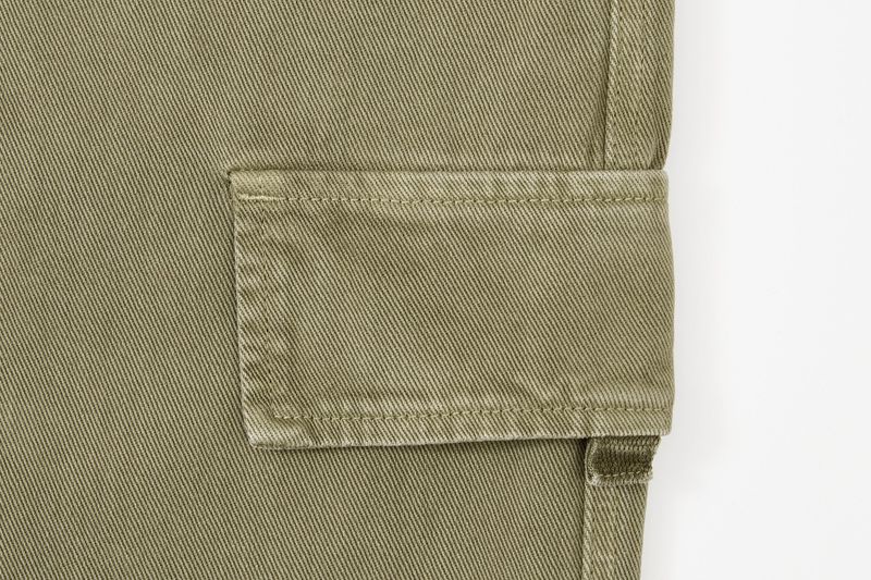[3RD REORDER] SOFT OLIVE DYING FRONT POCKET DENIM code 26221